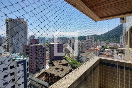 Sacada de apartamento para alugar com 1 quarto, 55m² em Canto do Forte, Praia Grande