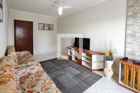 Sala de apartamento para alugar com 1 quarto, 55m² em Canto do Forte, Praia Grande