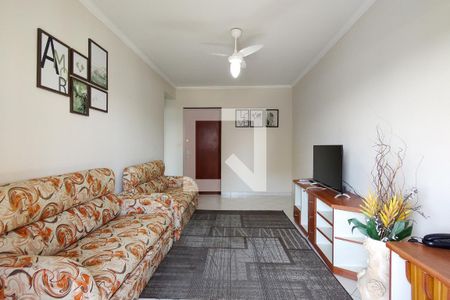Sala de apartamento para alugar com 1 quarto, 55m² em Canto do Forte, Praia Grande