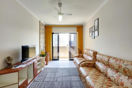 Sala de apartamento para alugar com 1 quarto, 55m² em Canto do Forte, Praia Grande