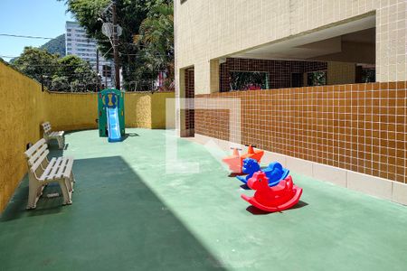 Área comum - Playground de apartamento para alugar com 1 quarto, 55m² em Canto do Forte, Praia Grande
