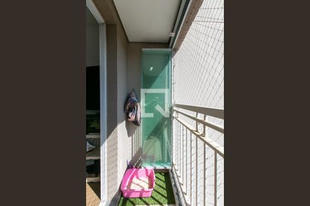 Varanda da Sala de apartamento à venda com 2 quartos, 47m² em Vila Carmosina, São Paulo