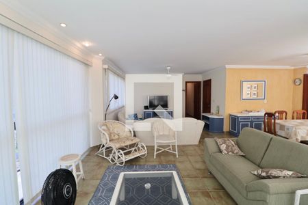 Sala de apartamento para alugar com 3 quartos, 138m² em Bal. C. Atlântica, Guarujá