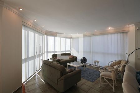 Sala de apartamento para alugar com 3 quartos, 138m² em Bal. C. Atlântica, Guarujá