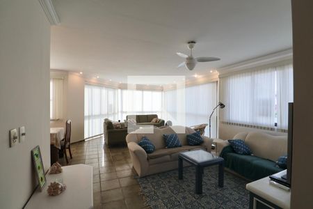 Sala de apartamento para alugar com 3 quartos, 138m² em Bal. C. Atlântica, Guarujá