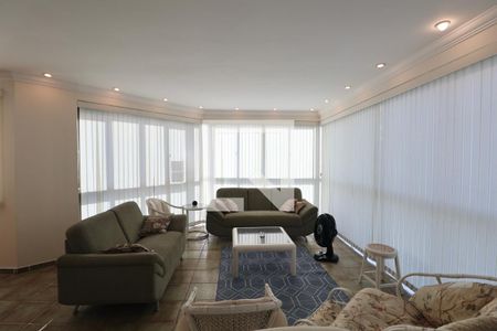 Sala de apartamento para alugar com 3 quartos, 138m² em Bal. C. Atlântica, Guarujá