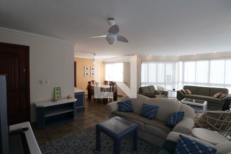 Sala de apartamento para alugar com 3 quartos, 138m² em Bal. C. Atlântica, Guarujá