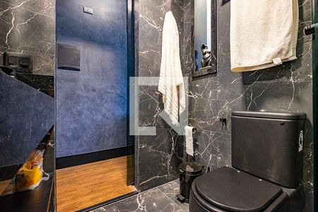Banheiro de kitnet/studio à venda com 1 quarto, 27m² em Cerqueira César, São Paulo