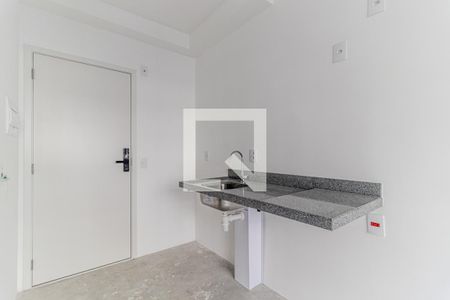 Cozinha de kitnet/studio à venda com 1 quarto, 23m² em Vila Buarque, São Paulo