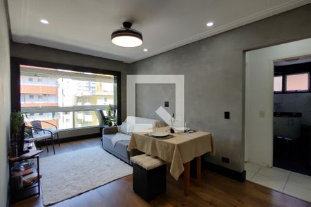 Sala de apartamento para alugar com 2 quartos, 65m² em Canto do Forte, Praia Grande