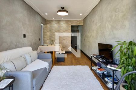 Sala de apartamento para alugar com 2 quartos, 65m² em Canto do Forte, Praia Grande