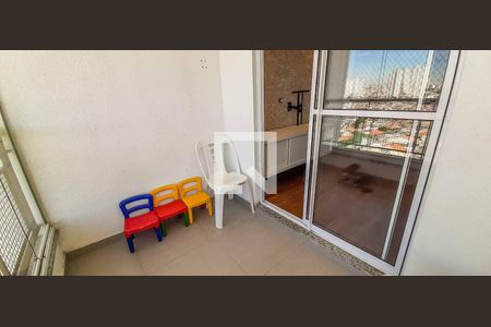 Varanda da Sala de apartamento para alugar com 2 quartos, 60m² em Jardim Sindona, Osasco