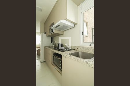 Cozinha de apartamento para alugar com 2 quartos, 42m² em Jardim Carvalho, Porto Alegre