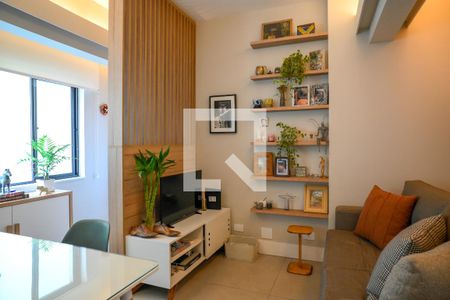 Sala de apartamento à venda com 1 quarto, 44m² em Aclimação, São Paulo