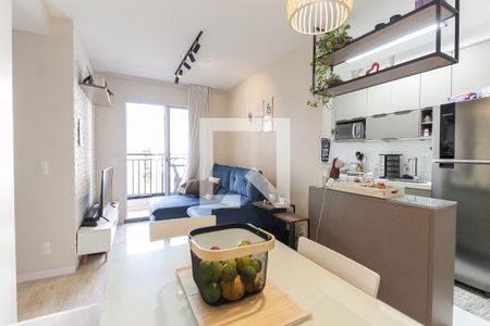 Sala de apartamento para alugar com 2 quartos, 45m² em Jardim Norma, São Paulo