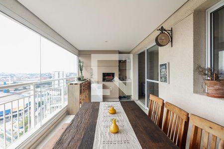 Varanda Gourmet  de apartamento à venda com 3 quartos, 122m² em Tatuapé, São Paulo