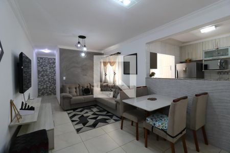 Sala de apartamento à venda com 3 quartos, 148m² em Vila Curuçá, Santo André