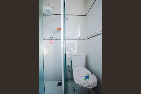 Banheiro da Suíte 1 de casa de condomínio para alugar com 2 quartos, 80m² em Jardim Flor do Campo, Guarulhos