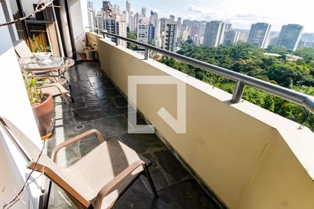 Varanda da Sala de apartamento à venda com 3 quartos, 149m² em Vila Suzana, São Paulo