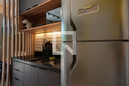 Cozinha de kitnet/studio à venda com 1 quarto, 20m² em Bela Vista, São Paulo