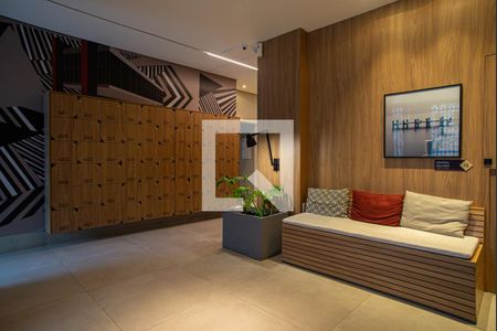 Área comum - Recepção de kitnet/studio à venda com 1 quarto, 20m² em Bela Vista, São Paulo