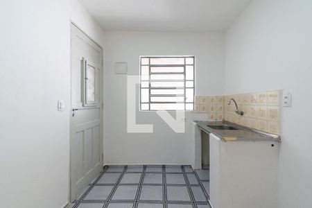 Cozinha de casa para alugar com 1 quarto, 27m² em Vila Campestre, São Paulo