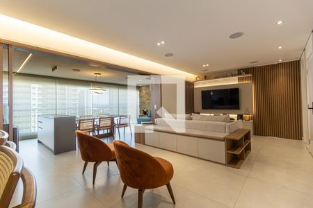 Sala de apartamento para alugar com 3 quartos, 136m² em Barra Funda, São Paulo