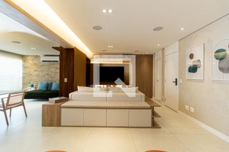 Sala de apartamento para alugar com 3 quartos, 136m² em Barra Funda, São Paulo