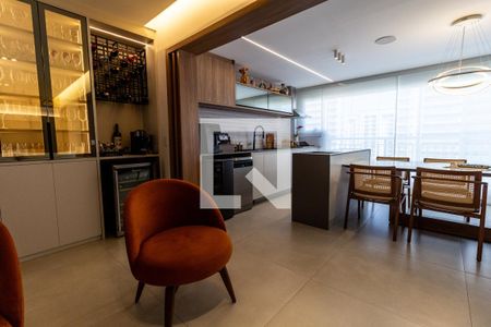 Sala de apartamento para alugar com 3 quartos, 136m² em Barra Funda, São Paulo