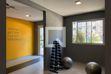 Área comum - Academia de apartamento para alugar com 1 quarto, 27m² em Parque Industrial Tomas Edson, São Paulo