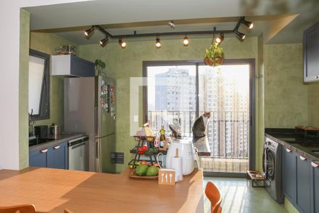 Sala e Cozinha de apartamento para alugar com 2 quartos, 75m² em Jardim Vera Cruz, São Paulo