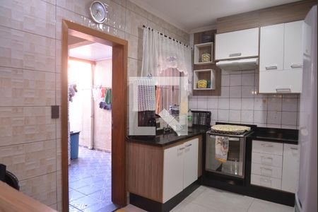 Cozinha de apartamento à venda com 3 quartos, 117m² em Jardim Guarará, Santo André