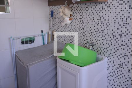 Área de Serviço de apartamento à venda com 3 quartos, 117m² em Jardim Guarará, Santo André