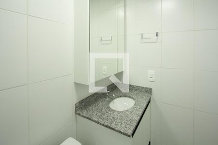 Banheiro da Suíte de apartamento para alugar com 1 quarto, 28m² em Vila Olímpia, São Paulo