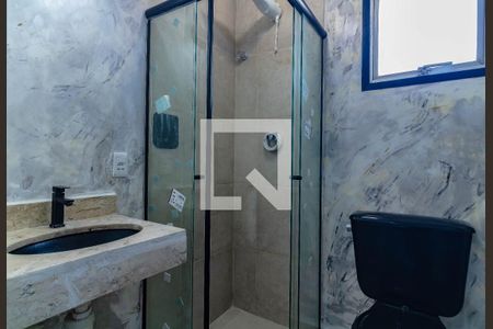 Banheiro de apartamento para alugar com 1 quarto, 40m² em Mirandópolis, São Paulo