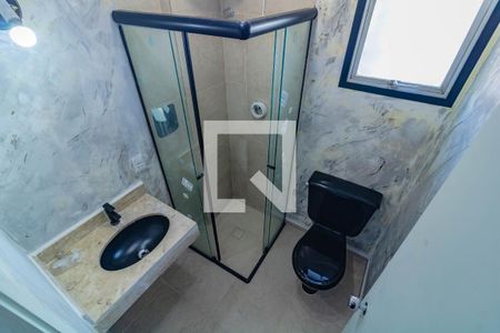 Banheiro de apartamento para alugar com 1 quarto, 40m² em Mirandópolis, São Paulo