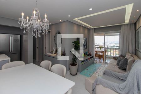 Sala de apartamento à venda com 3 quartos, 76m² em Vila Maria Alta, São Paulo