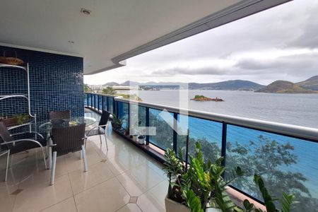 Varanda da Sala de apartamento à venda com 4 quartos, 321m² em Boa Viagem, Niterói