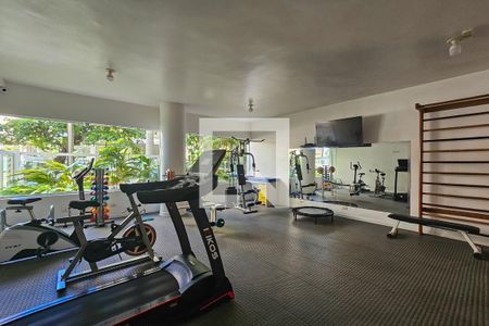 Área de Lazer  de apartamento para alugar com 1 quarto, 60m² em Barra Funda, Guarujá