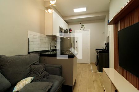 Sala de apartamento para alugar com 1 quarto, 30m² em Parque Vitoria, São Paulo