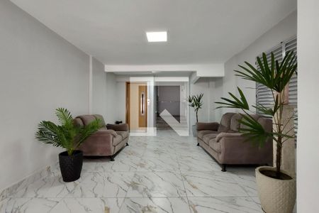 Hall de entrada de apartamento para alugar com 2 quartos, 84m² em Cidade Ocian, Praia Grande