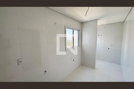 Cozinha de apartamento à venda com 2 quartos, 64m² em Campestre, Santo André