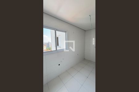 Cozinha de apartamento à venda com 2 quartos, 64m² em Campestre, Santo André