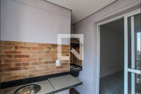 Varanda da Sala de apartamento à venda com 2 quartos, 65m² em Campestre, Santo André