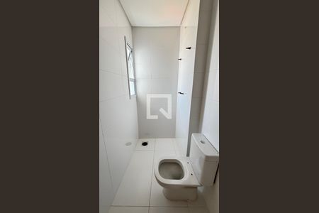 Banheiro da Suíte de apartamento à venda com 2 quartos, 64m² em Campestre, Santo André