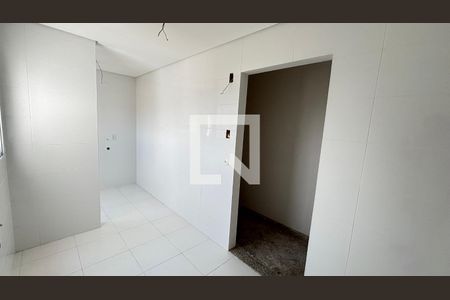 Cozinha de apartamento à venda com 2 quartos, 64m² em Campestre, Santo André