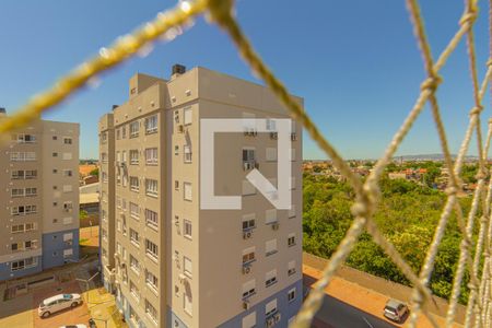 vista da Cozinha e Área de Serviço de apartamento à venda com 2 quartos, 54m² em Fátima, Canoas