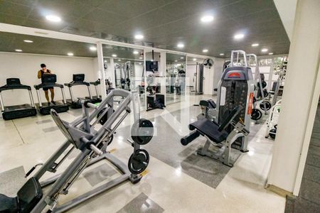 Área comum - Academia de apartamento para alugar com 1 quarto, 48m² em Vila Andrade, São Paulo