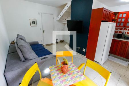 Sala de apartamento para alugar com 1 quarto, 48m² em Vila Andrade, São Paulo