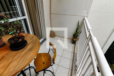 Varanda da Sala de apartamento para alugar com 1 quarto, 48m² em Vila Andrade, São Paulo